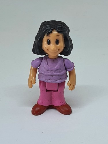 Frau lila oberteil figur - ,