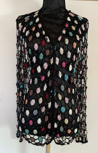 Vintage 70er granny cardigan - vintage,