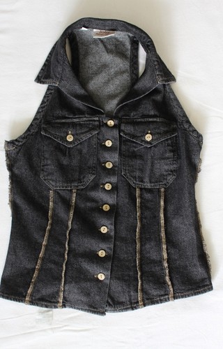 Jeansweste racerback top shirt - jeansweste,