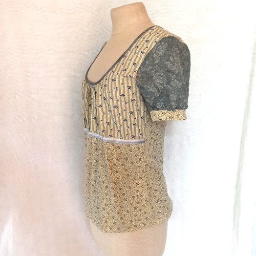 Vintage bluse patchwork - vintage,